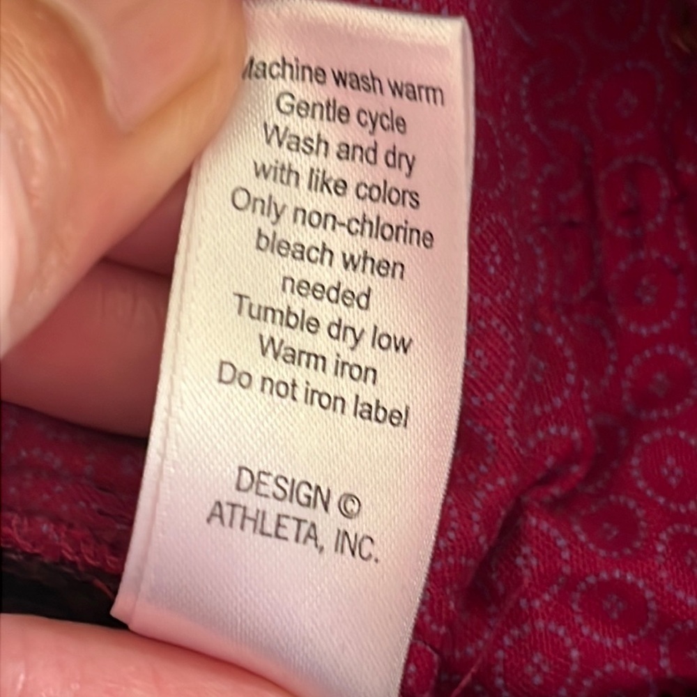 NWT Athleta Frontier jeans Blue Denim Plus size 16 - Picture 10 of 10